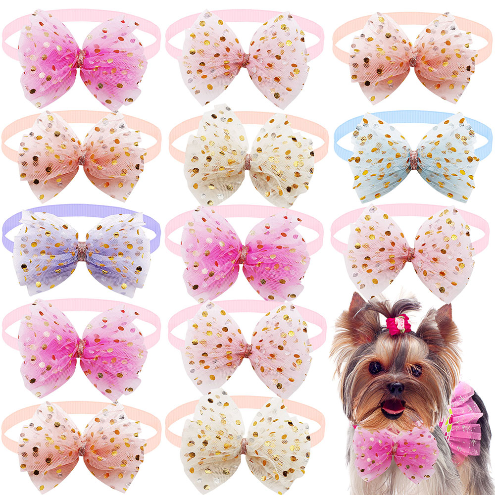 Pet Supplies In Bulk - ペット用の大きな蝶ネクタイ、犬用の大きなひも、グルーミングアクセサリー、犬用品、バルク、ファッション、かわいい、50個