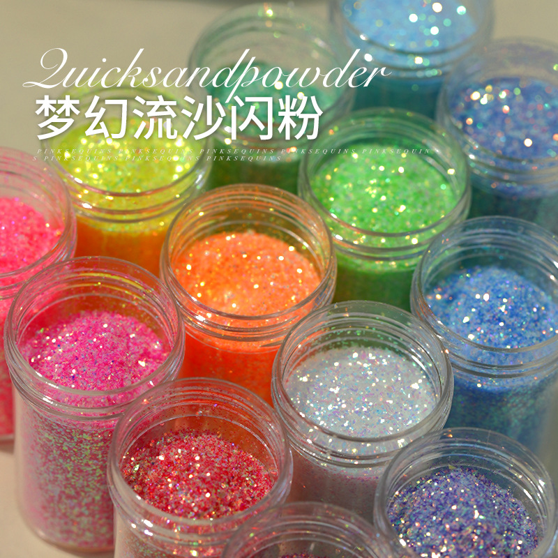 Pet Supplies In Bulk - 着色された虹色のネイルパウダー,キラキラの装飾,マニキュアアクセサリー,工芸品,プロ向けのネイル用品,1瓶