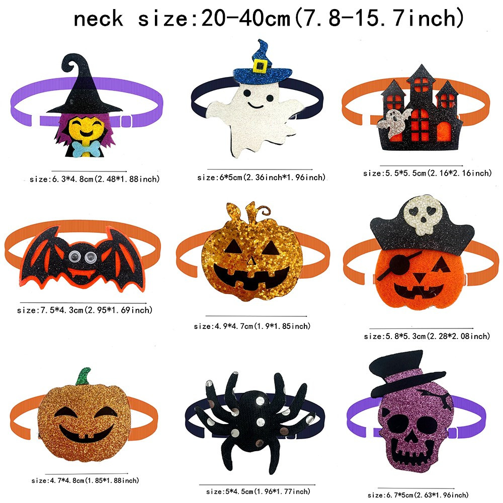 50個入り ハロウィン 小型犬 猫用 蝶ネクタイ 犬用アクセ - Pet Supplies In Bulk のレビューと価格