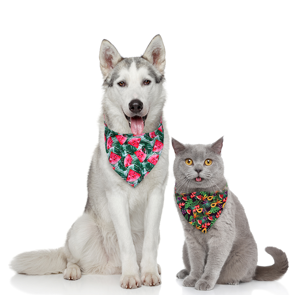 8 個犬バンダナフルーツスタイルバンダナ犬アクセサリー犬スカ - Pet Supplies In Bulk のレビューと価格