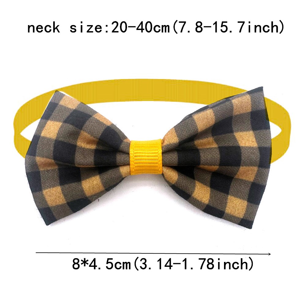 50/100 個手作りバルクペット犬蝶ネクタイ格子スタイル犬 - Pet Supplies In Bulk のレビューと価格